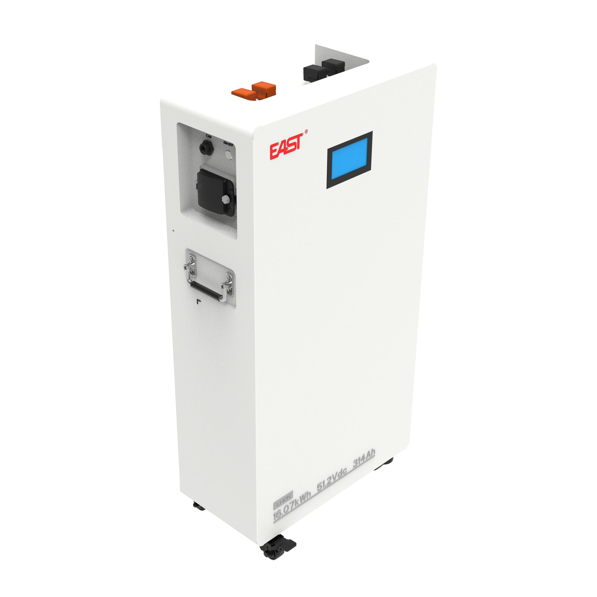 EAST 16kWh floor-standing LiFePO4 home battery 51.2V 314Ah, side view, MyEnergy Solutions Sri Lanka